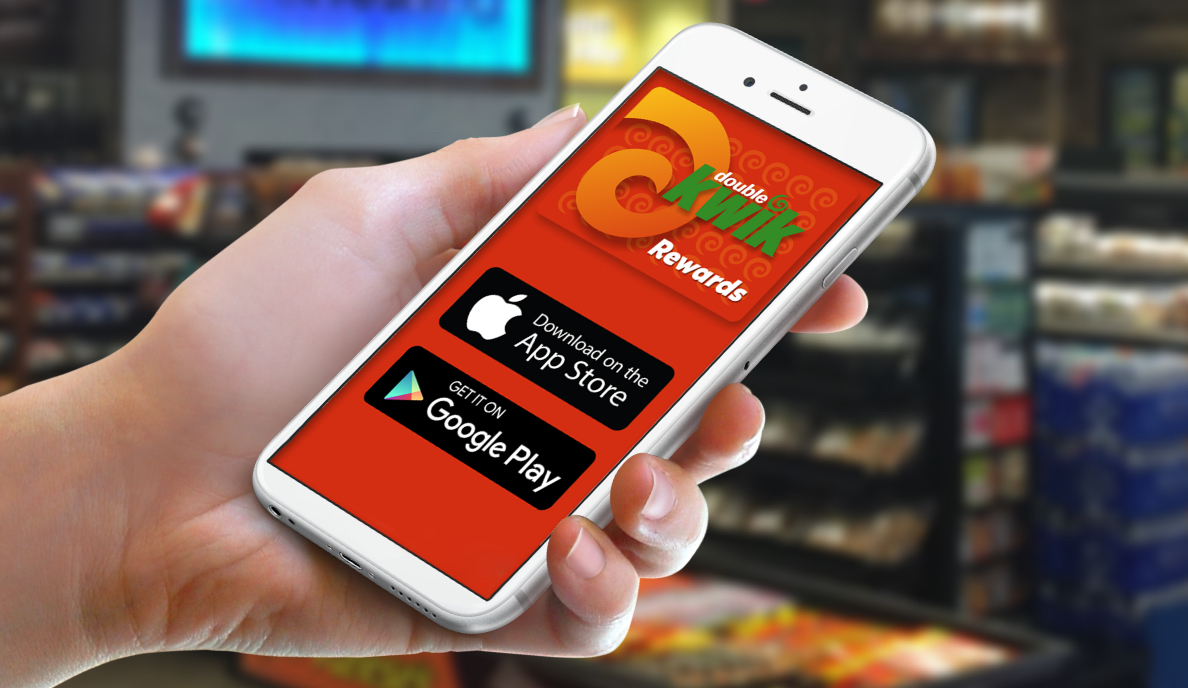Double Kwik rewards app on iphone